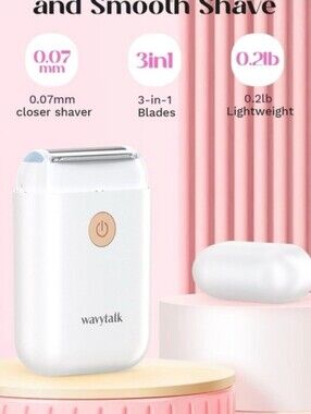 Wavytalk Electric Rechargeable Shaver for Women